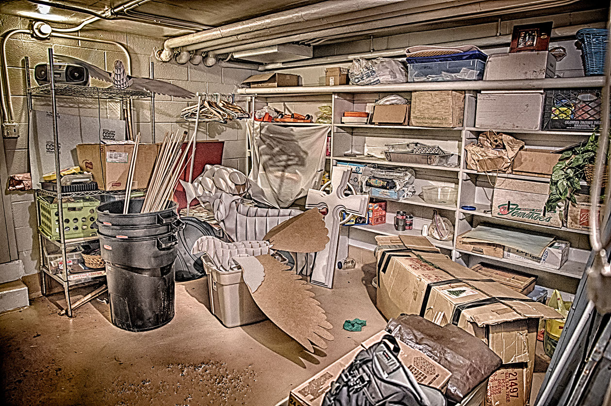 The Communion table in the early morning light