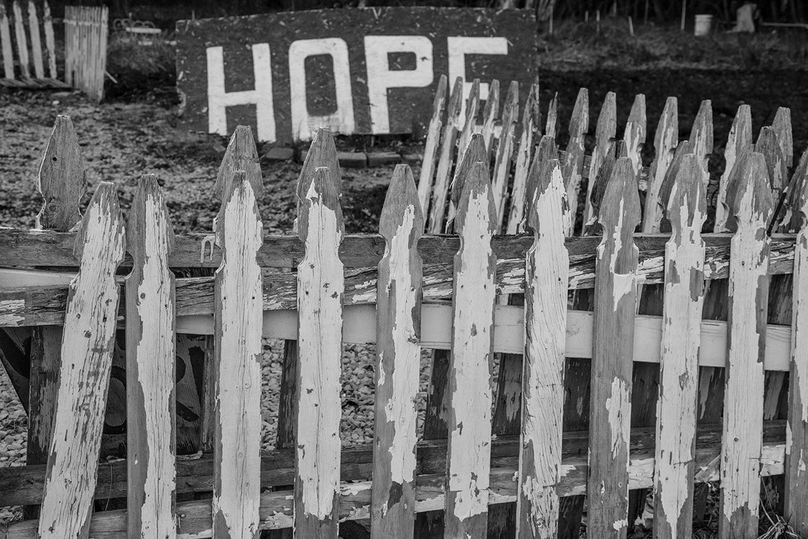 The Communion table in the early morning light