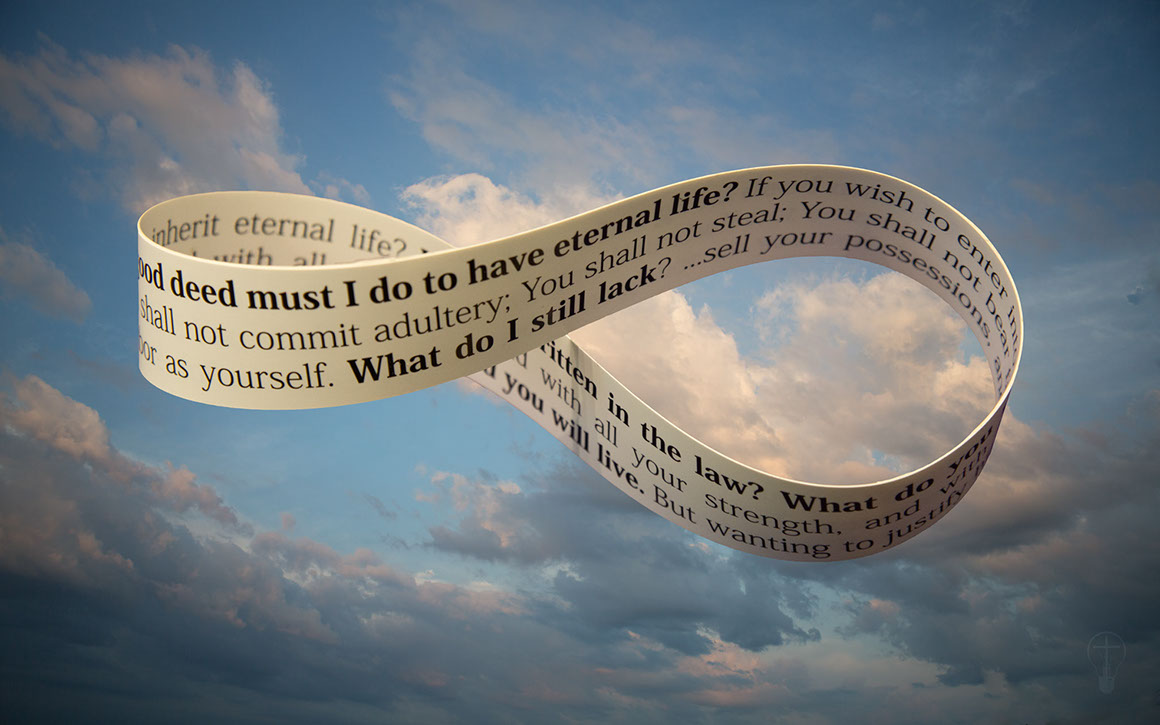 The Communion table in the early morning light